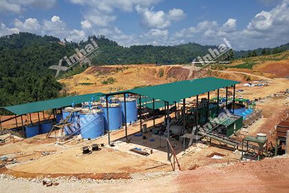 This is a gold processing plant.